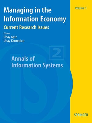 cover image of Managing in the Information Economy